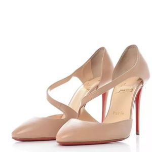 Christian Louboutin Nude Catchy One 100mm